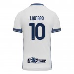Günstige Fußballtrikots Inter Mailand Lautaro Martinez 10 Auswärtstrikot 2024-25 Kurzarm